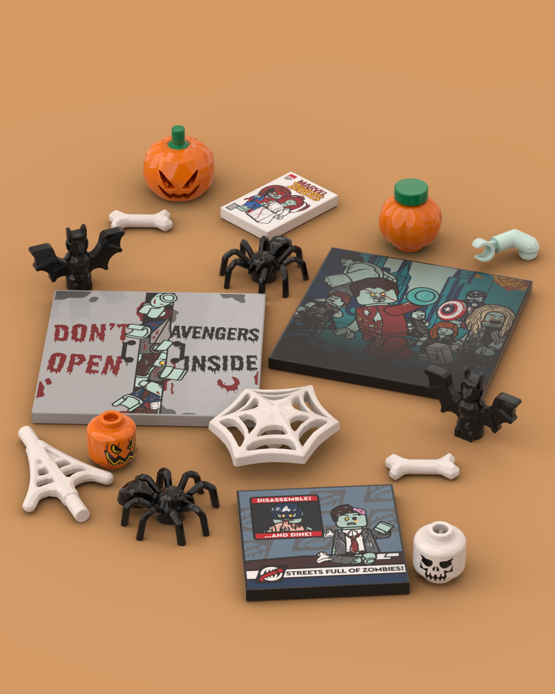 Marvel Halloween printed pack